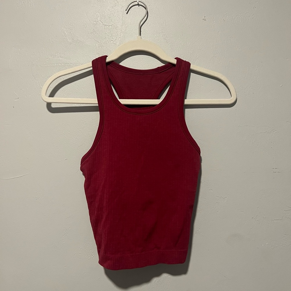 Ebb To Street Cropped Racerback Tank Top